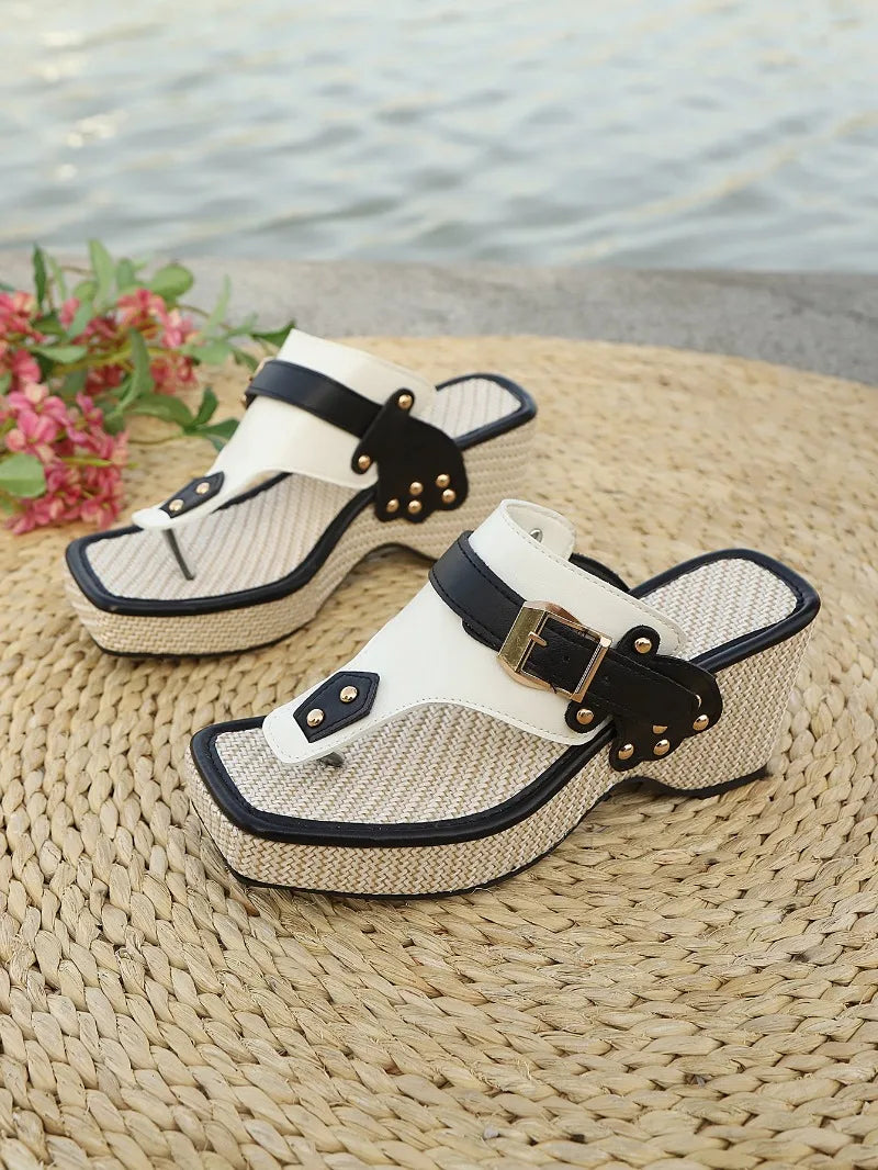 Sandalias Cuña Elegancia