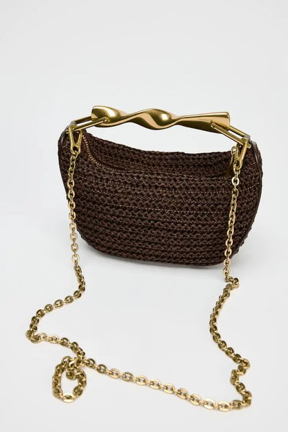 Bolso Luna Dorada