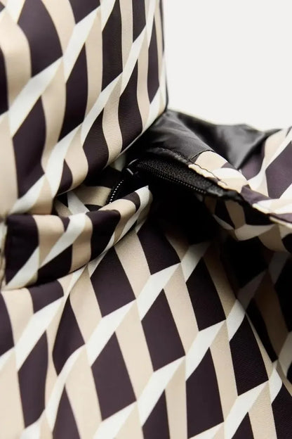 Chaqueta Geométrica Warm