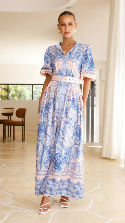Vestido Jardín Real