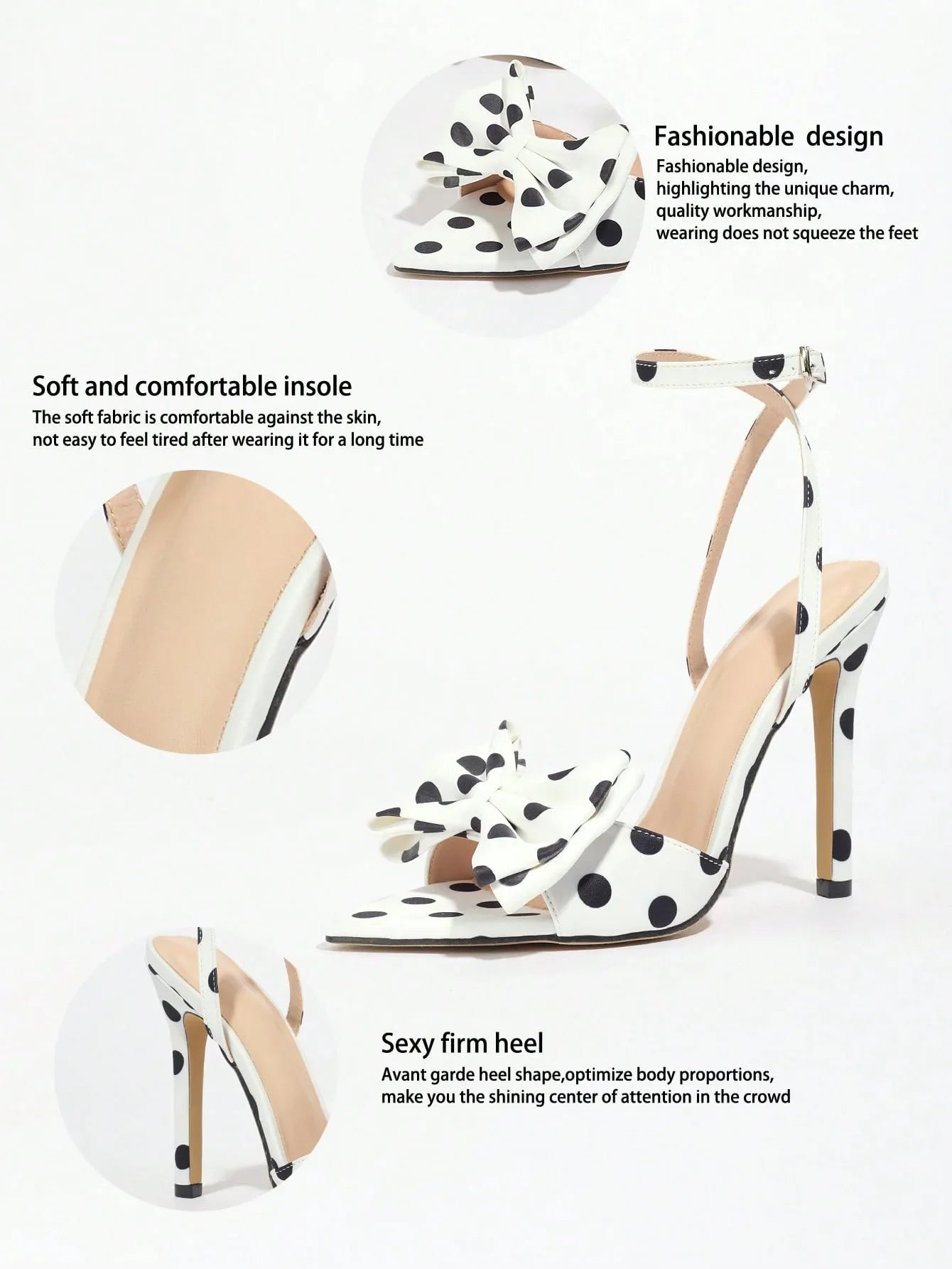 Chic Polka Dot Sandals
