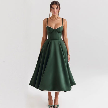 Chic Green Princess Dress