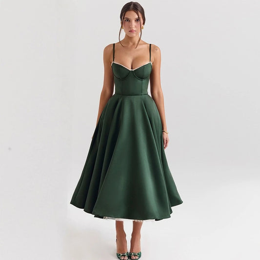 Vestido Princesa Verde Chic