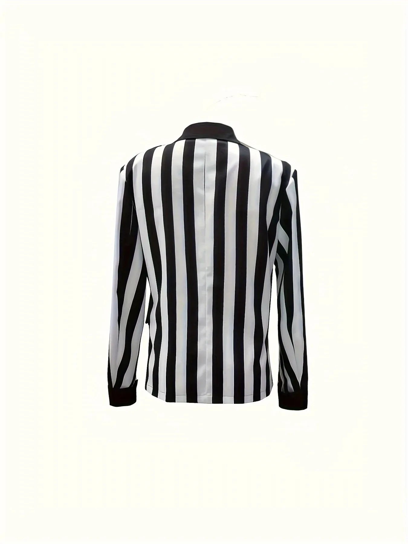 Striped Elegance Blazer