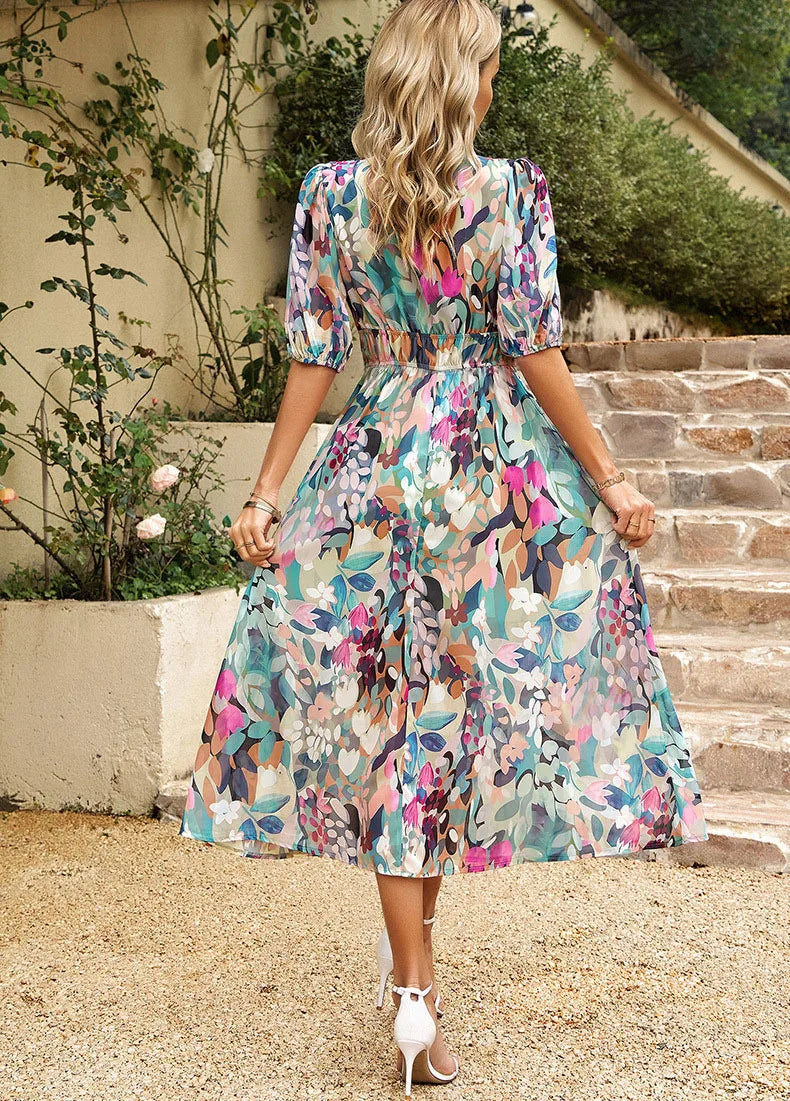 Aura Chiffon Dress