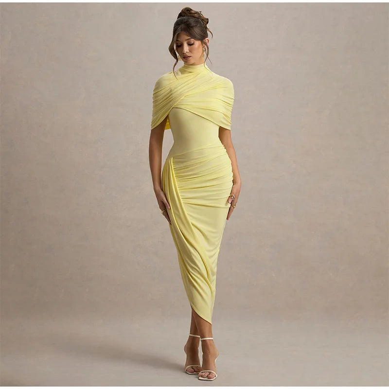 Vestido Rubí Sofisticado
