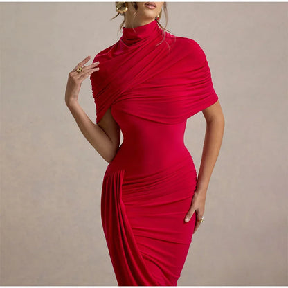 Vestido Rubí Sofisticado