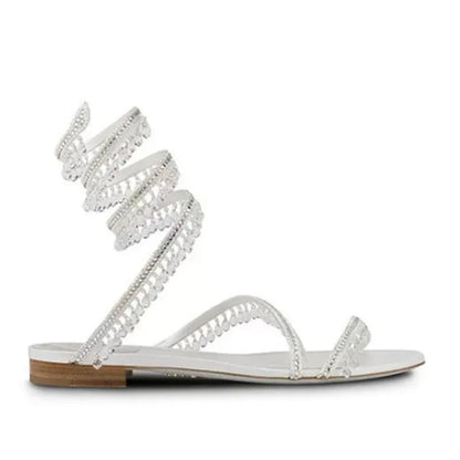 Sandalias de lujo con borlas