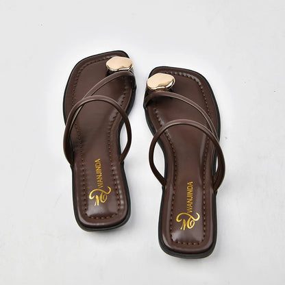 Sandalias Lujo Minimal