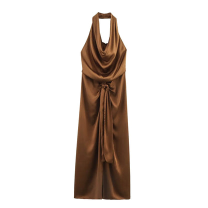 Vestido Elegancia Dorada