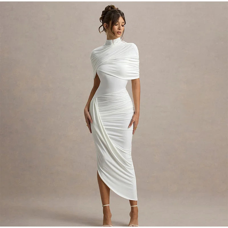 Vestido Rubí Sofisticado