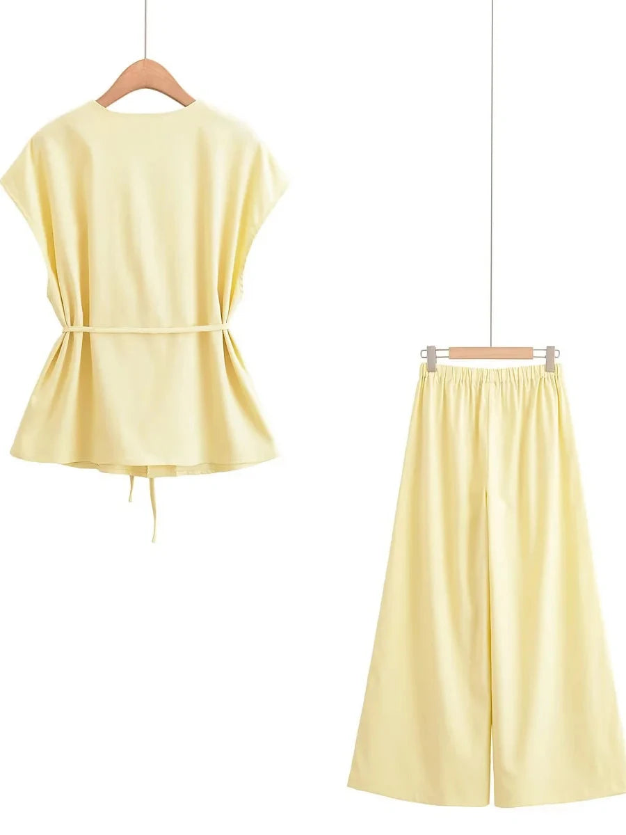 Conjunto Amarillo Limonado