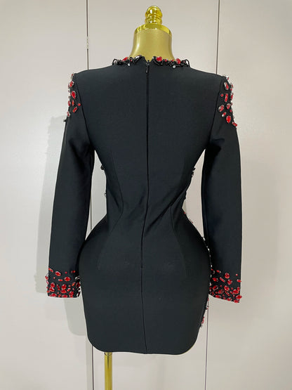 Vestido Rubí Nocturno