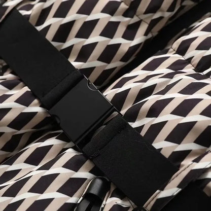 Chaqueta Geométrica Warm