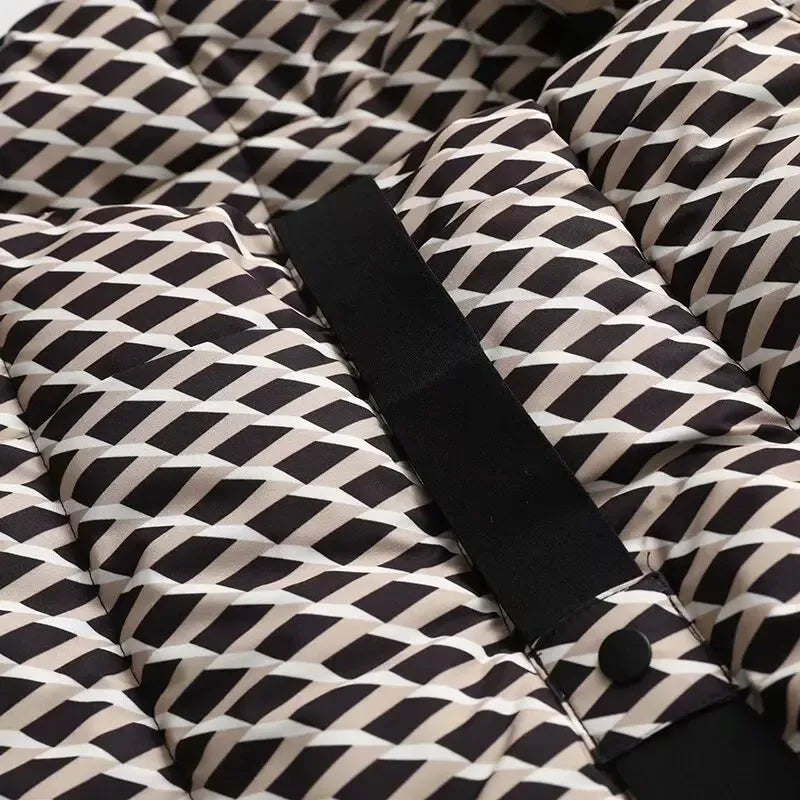 Chaqueta Geométrica Warm