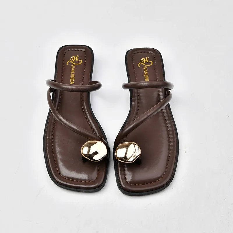 Sandalias Lujo Minimal
