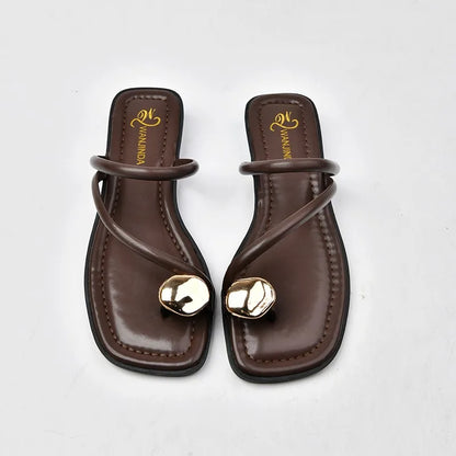 Sandalias Lujo Minimal