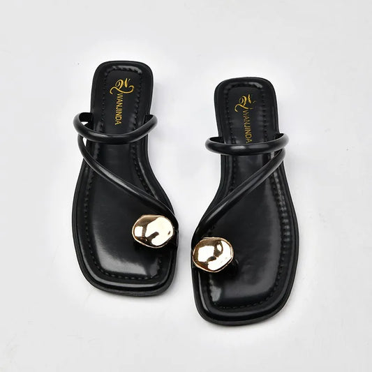 Sandalias Lujo Minimal