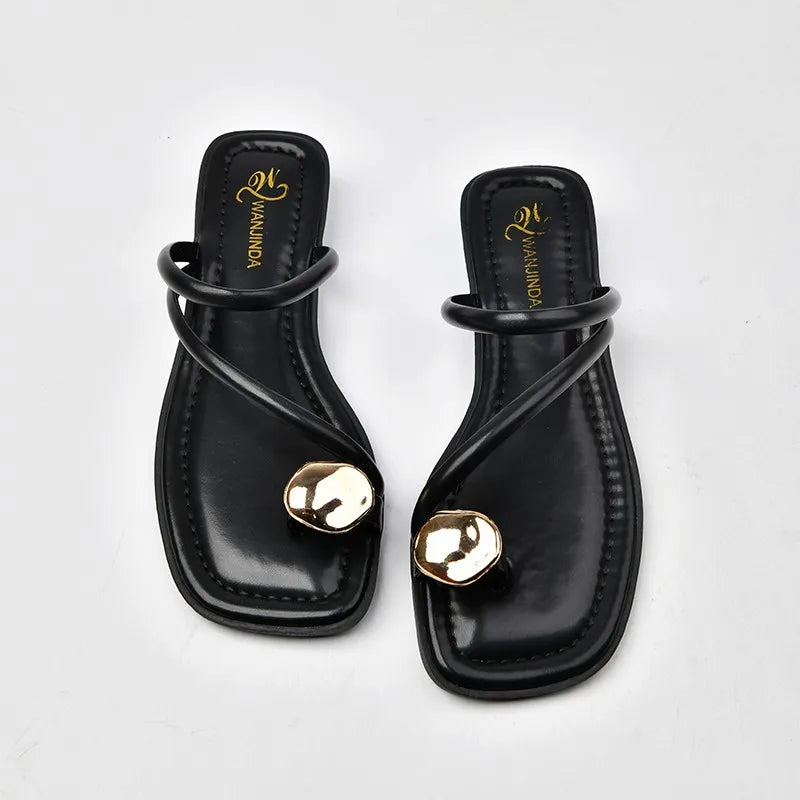 Sandalias Lujo Minimal