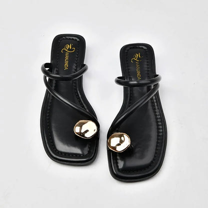 Sandalias Lujo Minimal
