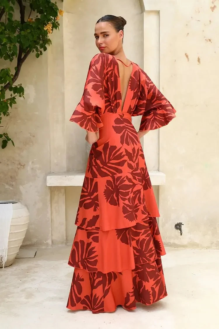Vestido Flor de Fuego