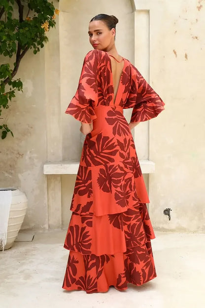 Vestido Flor de Fuego