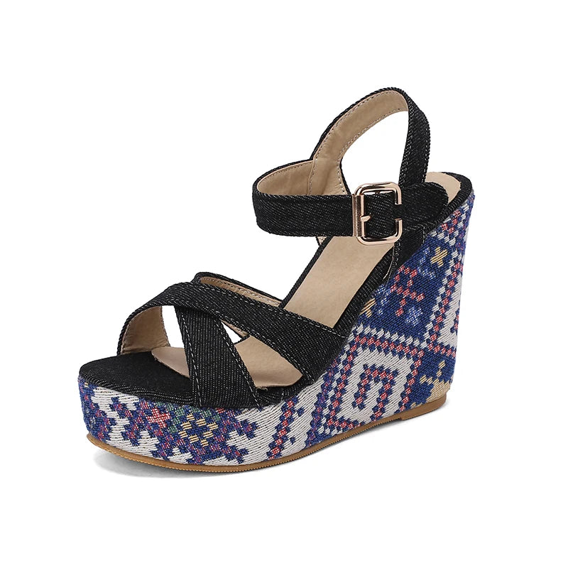 Sandalias Estilo Mezclilla