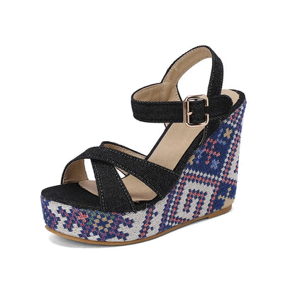 Sandalias Estilo Mezclilla