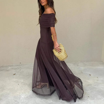 Vestido Encanto Café