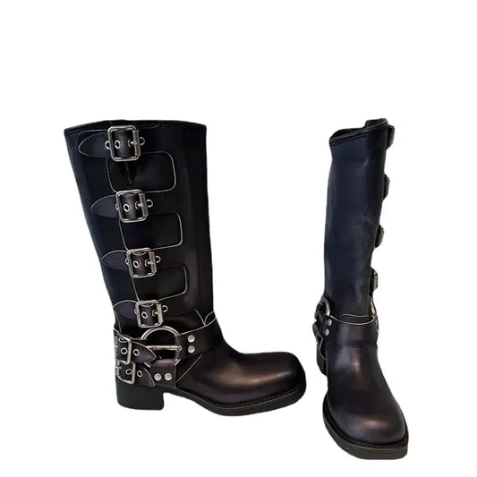 Botas Buckle Fashion