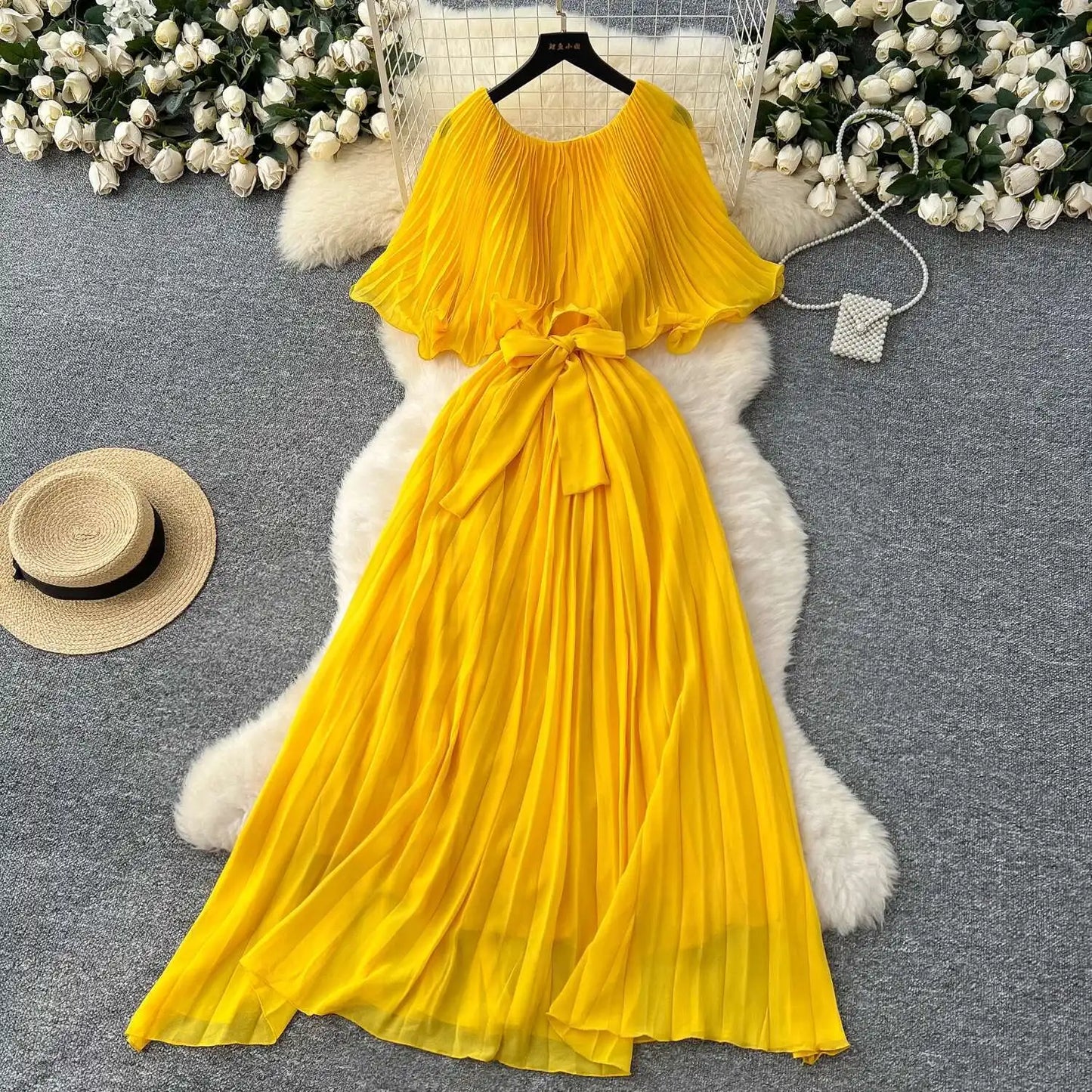 Pleated Beauty Dress