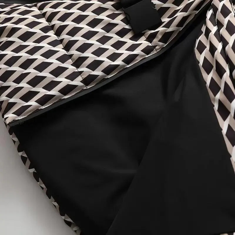 Chaqueta Geométrica Warm