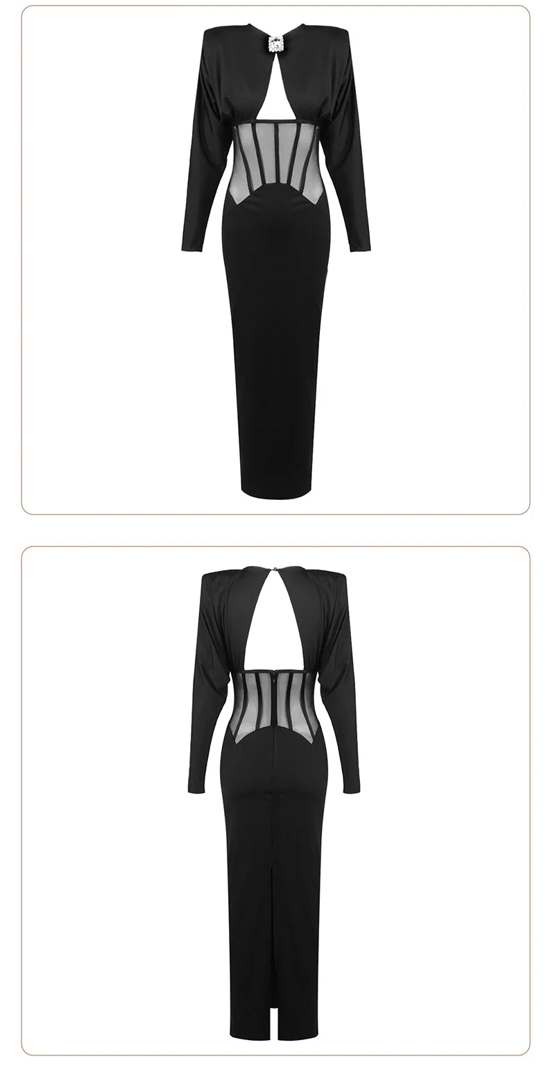 Vestido Diamante Noir