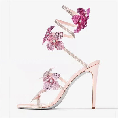 Sandalias Glamour Floral