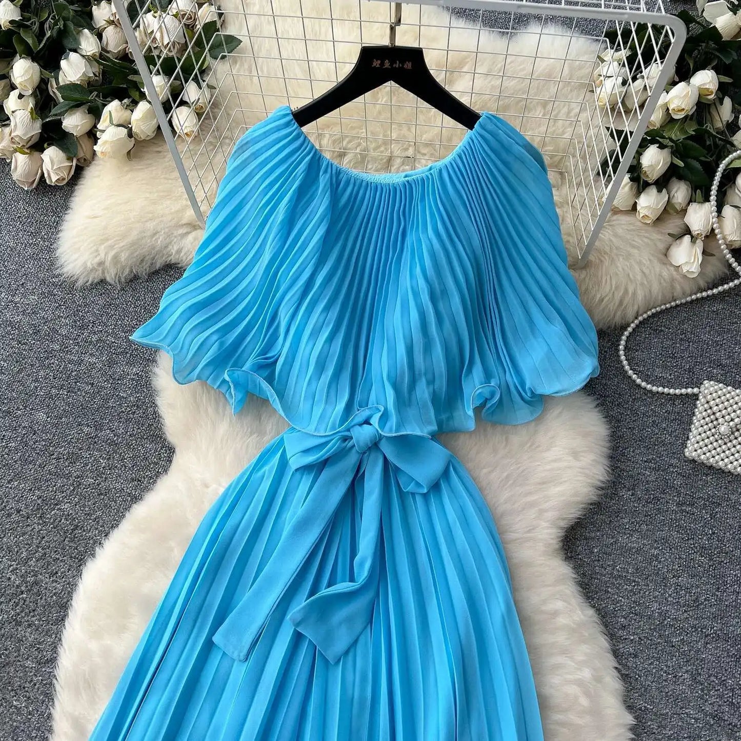 Pleated Beauty Dress