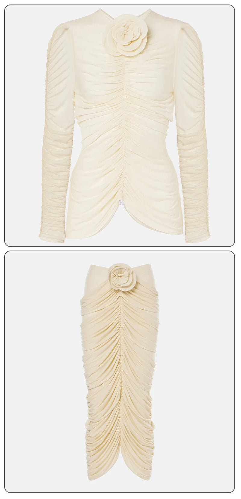 Conjunto Flor de Albaricoque