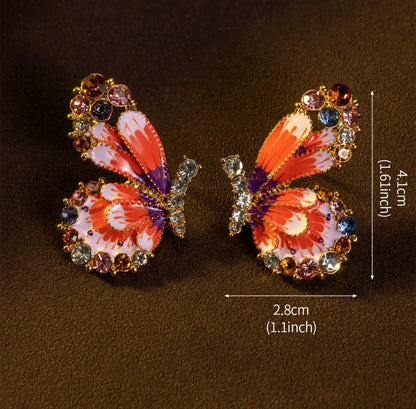 Aretes Mariposa Real