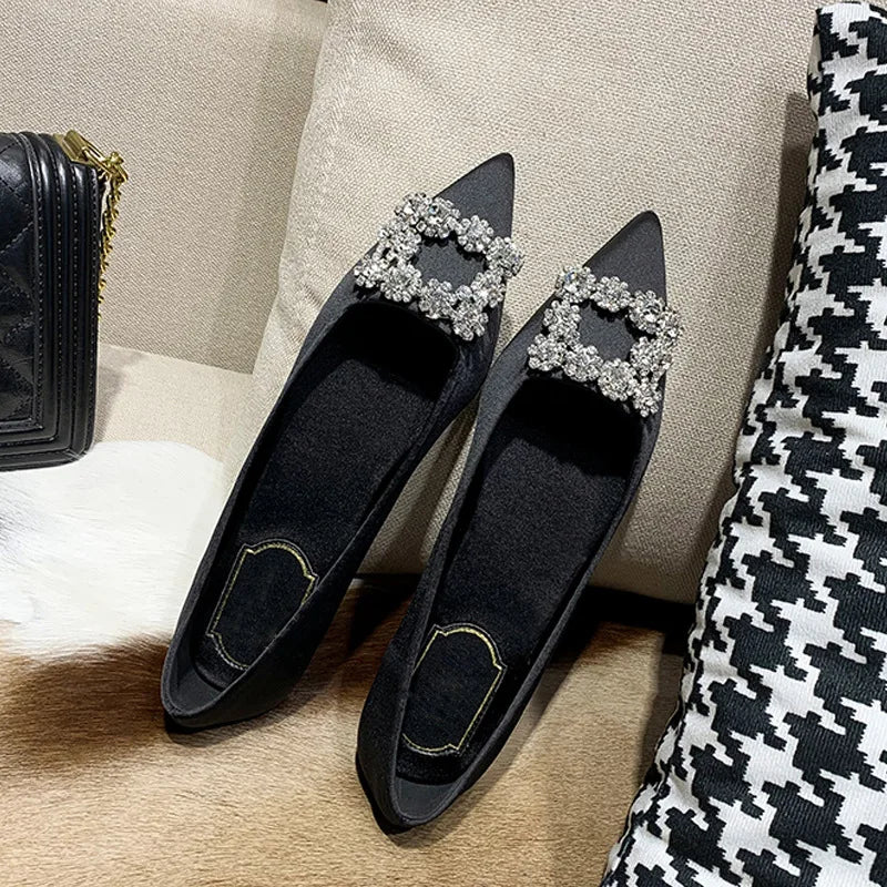 Zapatos Lujo de Seda