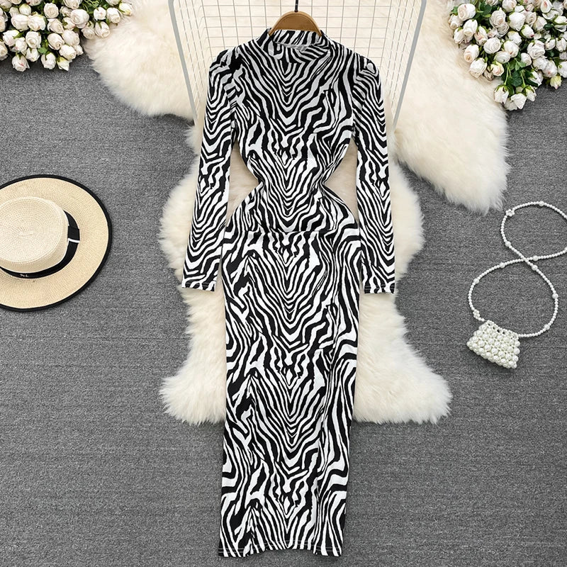 Vestido Diva Monochrome