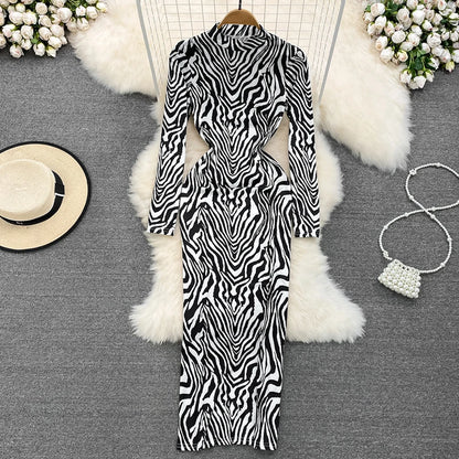 Vestido Diva Monochrome