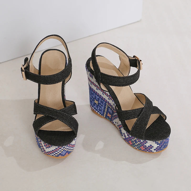 Sandalias Estilo Mezclilla