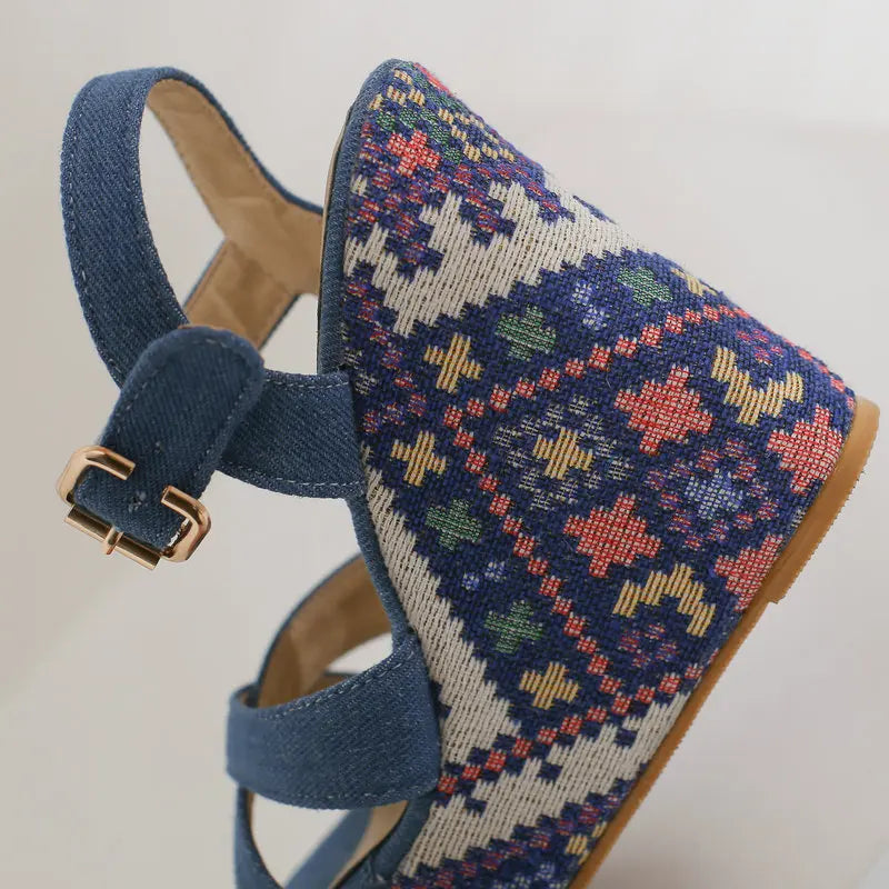 Sandalias Estilo Mezclilla