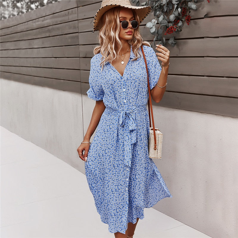 Boho Ibiza | Monica Mini Vestido Floral