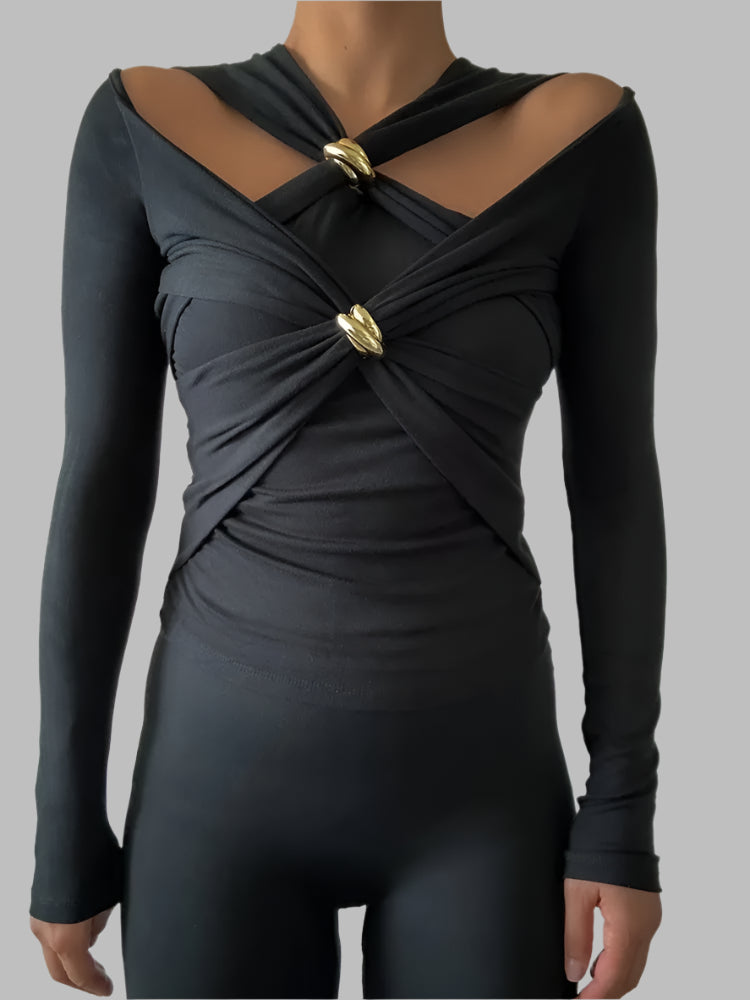 Blusa Toque Sofisticado