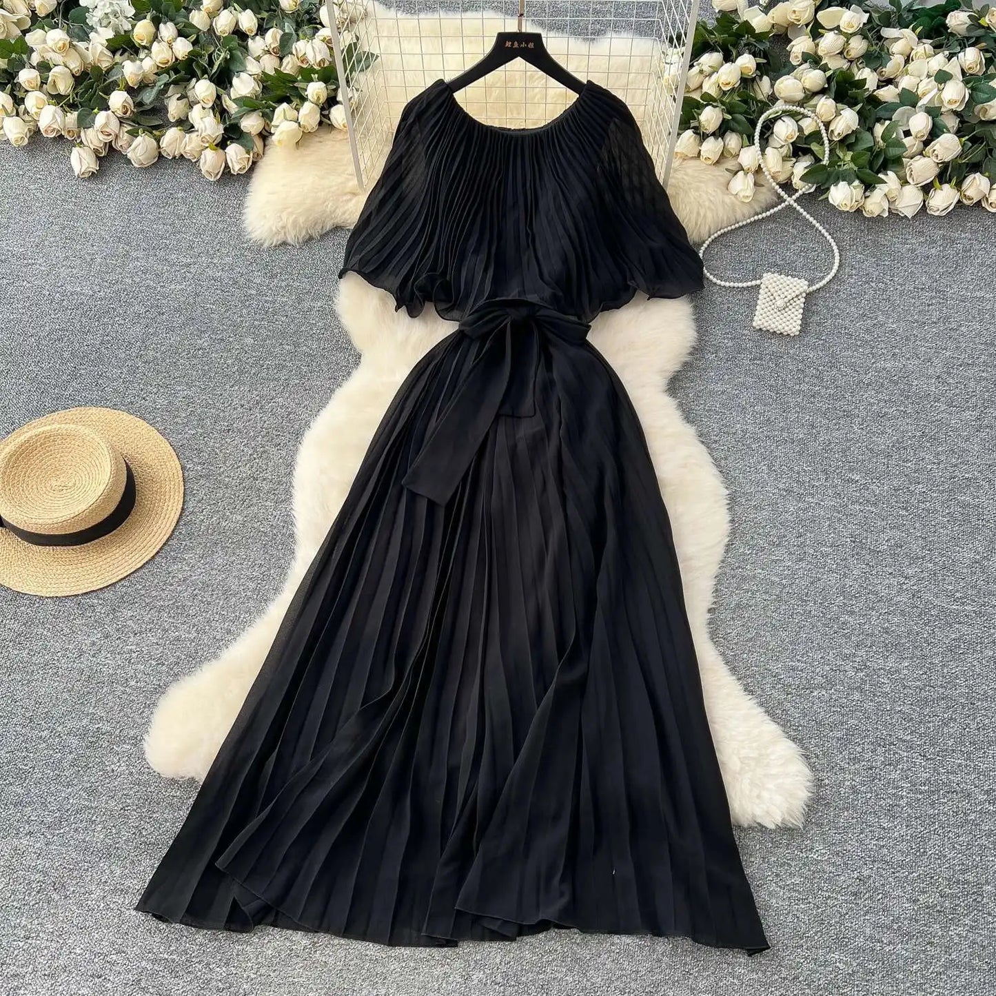 Pleated Beauty Dress