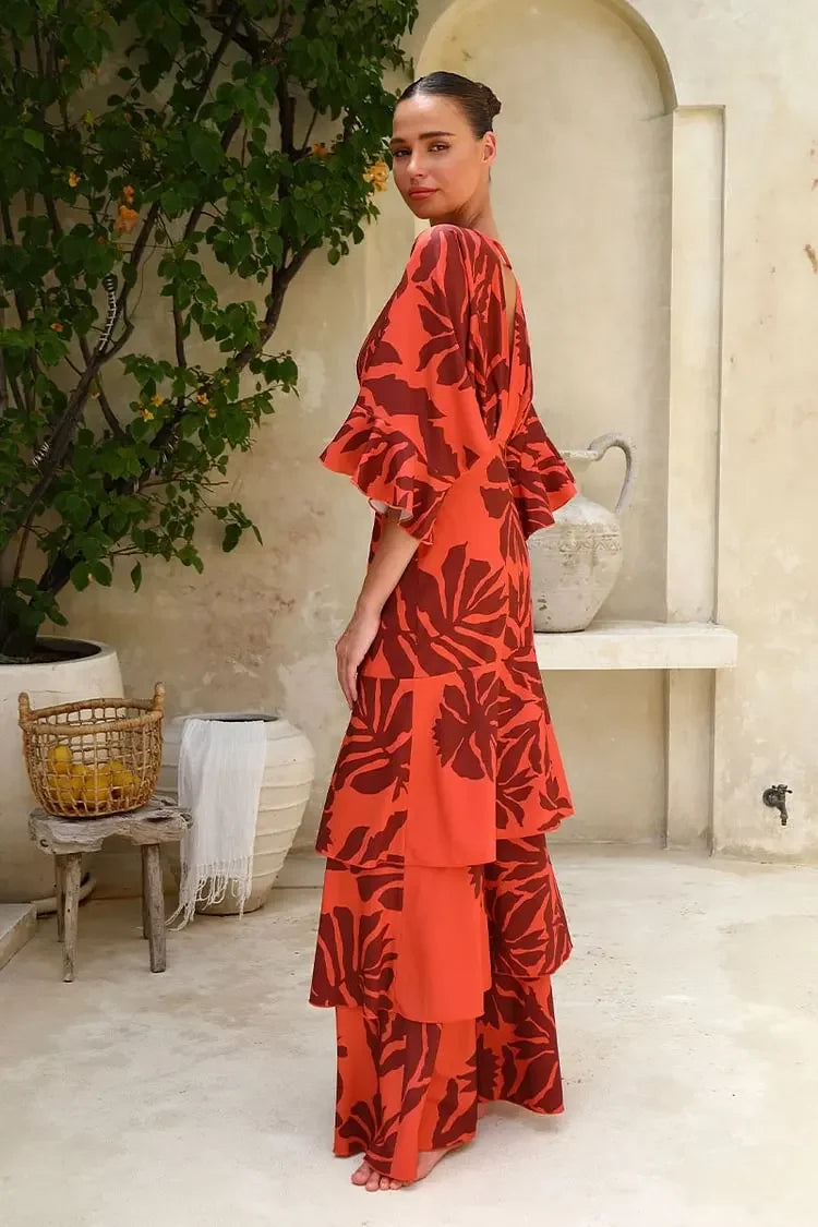 Vestido Flor de Fuego