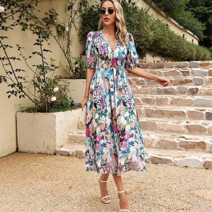 Aura Chiffon Dress