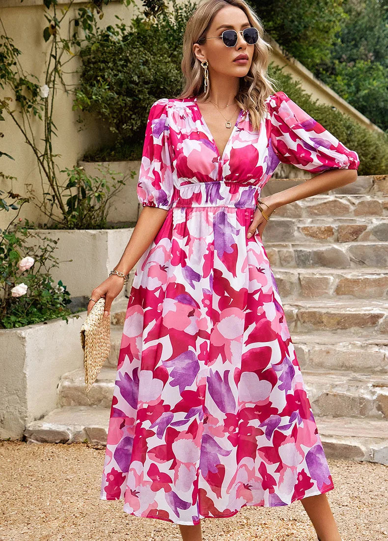 Aura Chiffon Dress