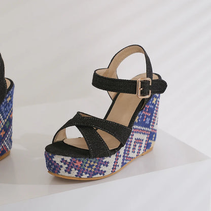 Sandalias Estilo Mezclilla