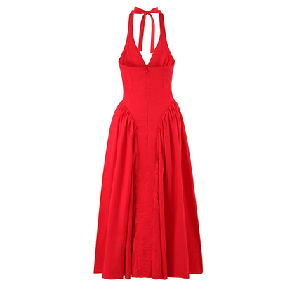 Vestido Bella Carmesí